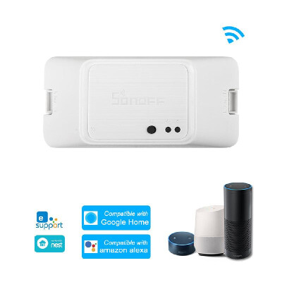

SONOFF BASICR3 WIFI DIY Smart Switch Works with Alexa & Google Nest Home Voice Control APP Remote Control Timer Schedule 10A220