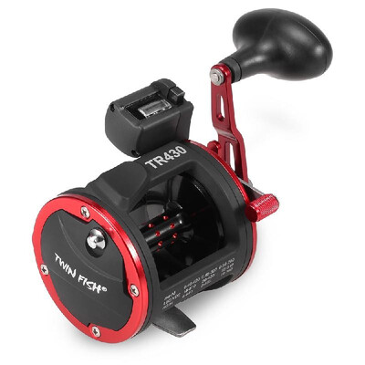

31BB Trolling Fishing Reel with Line Counter Right Hand Bait Casting Boat Fishing Drum Reel