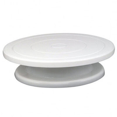 

Round Cake Turntable Decorating Rotating Stand Bakery Rack Shelf DIY Baking Tool