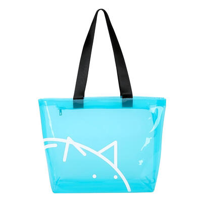 

Women Shoulder Messenger Bag Transparent PVC Clutch Casual Zip Jelly Bags