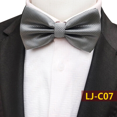 

Source off-the-shelf polyester material plaid plain mens bow tie wedding bow tie