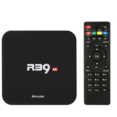 

Docooler R39 Smart Android 712 TV Box RK3229 Quad Core UHD 4K 1G 8G Mini PC WiFi H265 HD Media Player EU Plug