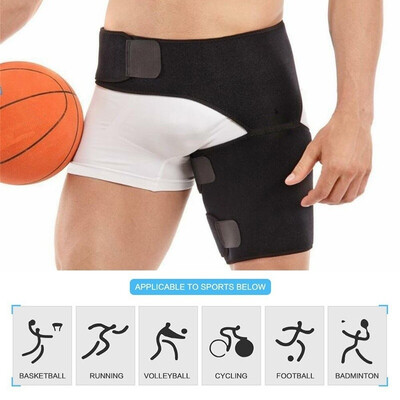 

Groin Support Brace Wrap Adjustable Neoprene Strained Hip Thigh Hamstring Injury