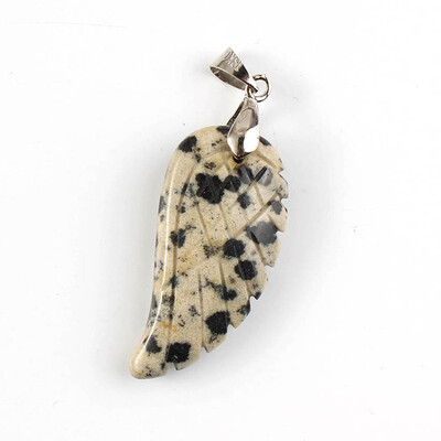 

Fashion Womens Amethyst Pendant National Wind Carving Angel Wing Pendant Newest