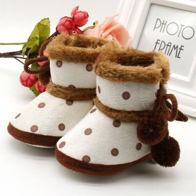 

Hot High Quality Baby Non-slip Boots Winter Boots Soft Bottom Baby Moccasin Baby Warm Boots Or Baby Girls LM58 New