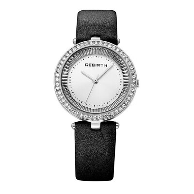 

REBIRTH Fashion Luxury Women Watches 1ATM Water-resistant Quartz Casual Simple Woman Wristwatch Relogio Feminino