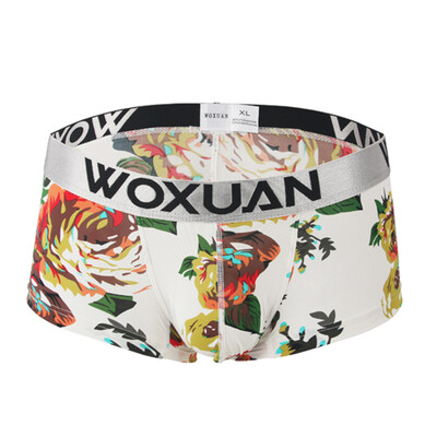 

Mens Sexy Underwear Boxer Trunks Leopard Floral Print Underpants Knickers Briefs