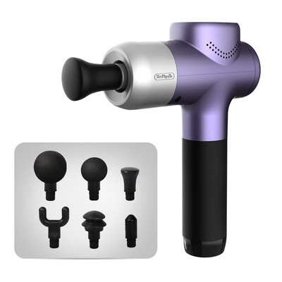 

He Haoming DR HOS Fascia Gun Muscle Relaxation Massage Gun Deep Relaxation Electric Massager Fitness Relaxation Hand Massager Light Purple