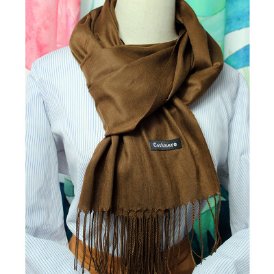 

Pashmina Cashmere Scarf Shawl Wrap Plain Stole Silk Soft Women Men Wool Warm Sol