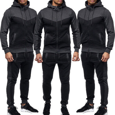 

Mens Tracksuit Jogging Hoodie Coat Jacket Trousers Pants Sports Sweat Suit Set