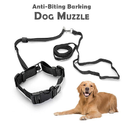 

Dog Muzzle Anti-Biting Barking Muzzles Adjustable Dog Mouth Cover for Small Medium Dog