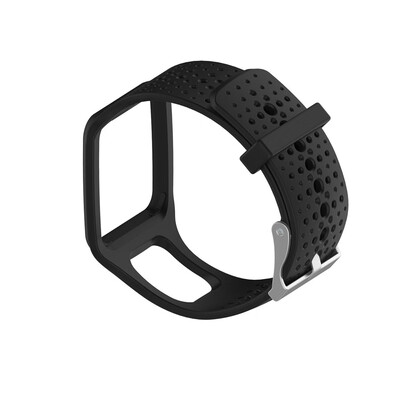 

〖Follure〗Replacement Silicone Band Strap For TomTom Multi Sport Cardio GPS Watch BK