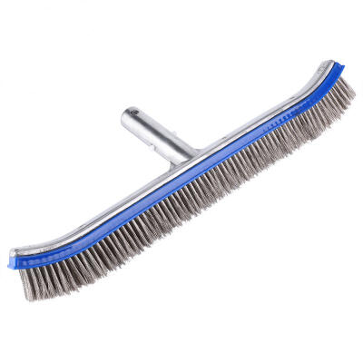 

Greensen 18inch Swimming Pool Steel Brush Bottom Walls Cleaning Supplies for Pond Spa Hot Spring