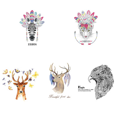 

Animal Head Art Wall Sticker Furniture Door Wallpaper Bedroom Indoor Removable PVC Decals