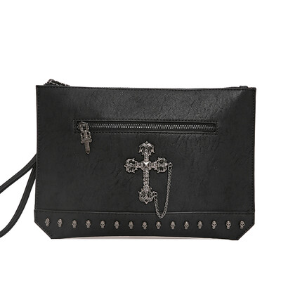 

Rivet Handbags Fashion Trend Mens&Womens Liuting Cross Design Handbags Korean Edition Envelope Trend