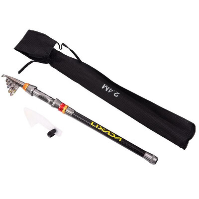 

Lixada 18M 21M 24M 27M 30M 36M Portable Telescopic Carbon Fiber Fishing Rod Travel Spinning Sea Fishing Pole Tackle