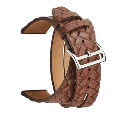 

〖Follure〗Double Tour Leather Accessory Band Replacement Bracelet For Apple Watch 4 40mm