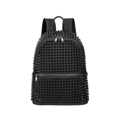 

Studded shoulder bag ladies fashion bag simple wild casual rucksack