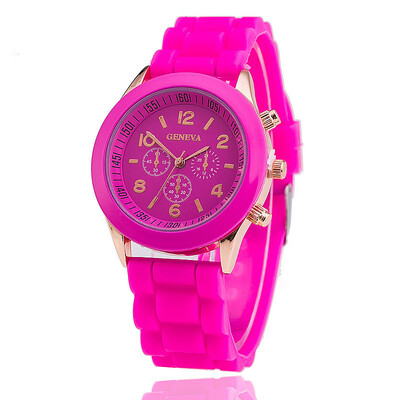

Domestic watch GENEV diamond watch female quartz watch silicone watch