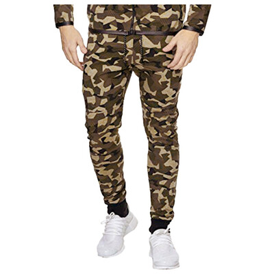 

Gobestart Mens Casual Sport Pants Slim Fit Print Trousers Running Joggers Sweatpants