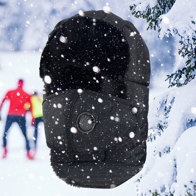 

Winter Hats Mens Womens Outdoor New Antifog Riding Helmet Thick Warm Ear Protection Windproof Hats