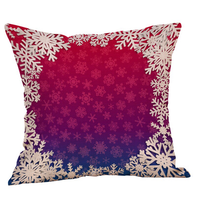 

Tailored Christmas Pillow Case Glitter Cotton Linen Sofa Throw Cushion Cover Home Decor