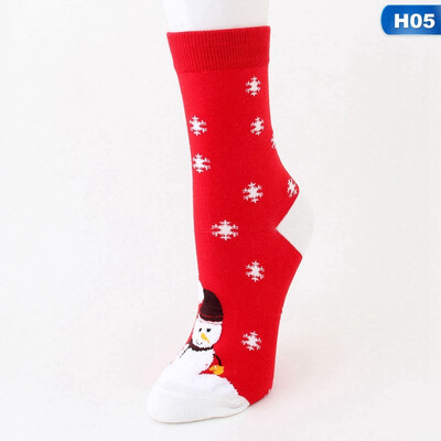 

Womens Socks Warm Christmas Cotton Socks Cosy Female Cute Animal Printed Hosiery