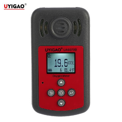 

UYIGAO Brand New Handheld Portable Automotive Mini Oxygen Meter High Precision O2 Gas Tester Monitor Detector with LCD Display Sou