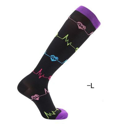 

Compression Socks Women Men Stockings Breathable Sweat Absorbing Material for Athletic Fit Running Travel