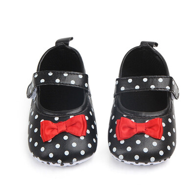 

Baby Girl Shoes Toddler Infant Anti-slip Polka Dot PU First Walkers Shoes Kids Footwear Shoes For Girls