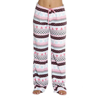 

Women Christmas Pajama Pants Soft Animal Printed Sleep Trousers Loose Casual