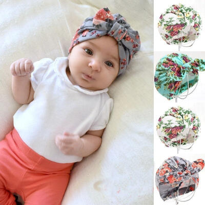 

Newborn Baby Toddler Kids Girl Bowknot LOVELY Soft Cotton Beanie Hat