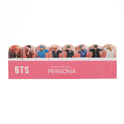 

Skisneostype- BTS Sticky Notes Kpop MAP of The Soul Persona Self-Sticking Handy Memo Slips Memo Pad Stickers