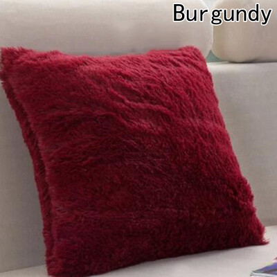 

Fashion Soft Plush Square Throw Pillow Cases Home Decor Sofa Waist Cushion Cover