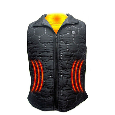 

Outdoor Coat Thermal Heating Vest Jacket Warm USB Charging Breathable Waterproof