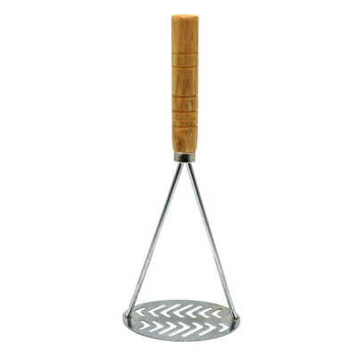 

Potato Stainless Steel Juice Presser Hand Held Puree Durable Kitchen Supplies Long Handle