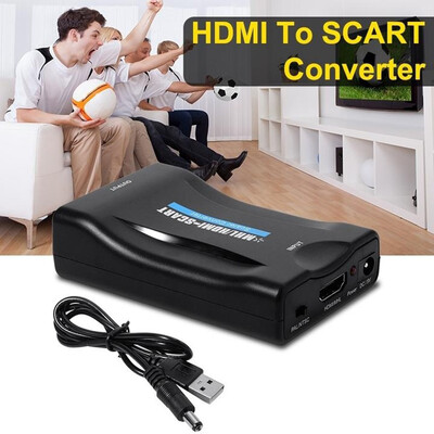 

Mini Audio SCART To HDMI VHS VCR TV