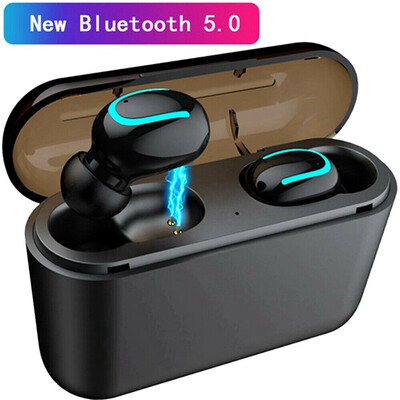 

bluetooth 50 Headset TWS Wireless Earphones Twins Earbuds 5D Stereo Headphones
