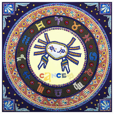 

5D DIY Special-shaped Diamond Painting Constellation Cross Stitch Wall Art