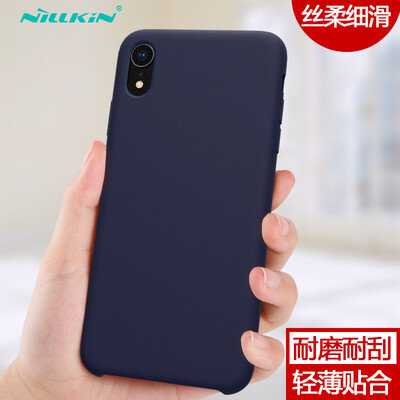 

Nilkin Apple iPhone XR Mobile Shell Series Liquid Silicone Phone CaseProtection CaseMobile Phone Case Blue