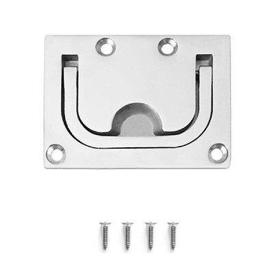

316 Stainless Steel Flush Hatch Locker Cabinet Lift Pull Handle Marine Hardware for Boat Yacht