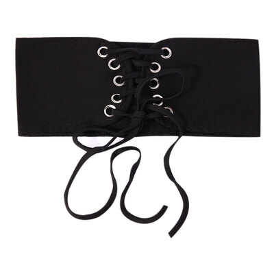 

Women Vintage Knitted Lace Up Corset Bandage Shape-Making Waist Belt