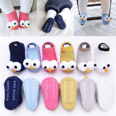 

Sell Well Cute Newborn Kids Baby Girls Boys Anti-Slip Warm Cartoon Socks Slipper Shoes Boots For Best