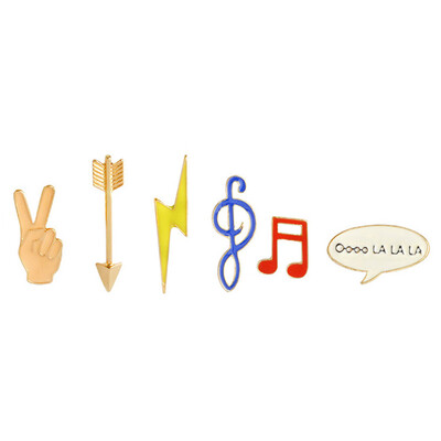 

Arrival Arrows Colorful Brooches Beautiful Alloy Brooches Color Alloy