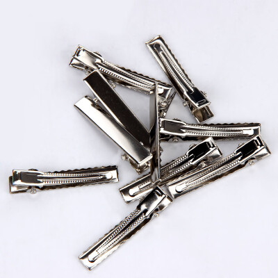 

〖Follure〗50pcs Metal Double Prong Alligator Clips wTeeth for DIY Hair Bows Craft