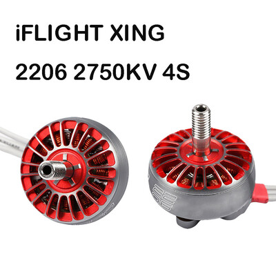 

Tailored 2Pcs iFlight XING 2206 1700KV Brushless Motor 2-6S For FPV RC Drone