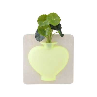 

〖Follure〗Silicone Sticky Vase Wall-Mounted Flower Holder Decorative Vase For Home Decor