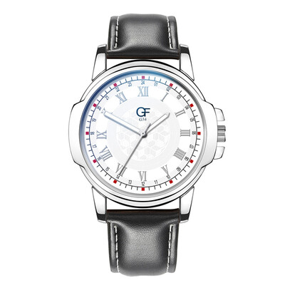 

Gobestart Hot Man Leather Watch Whatever Late Anyway Letter Watches New Pointer glow