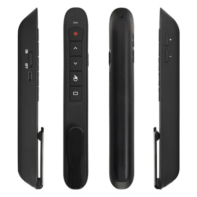 

24GHz Wireless Air Mouse Flip Pen Laser Pointer 6 Gxes Gyroscope Presenter for PPT Presentation