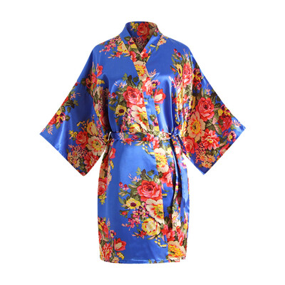 

Toponeto Women Sexy Print Blossom Kimono Dressing Gown Bath Robe Lingerie Nightdress